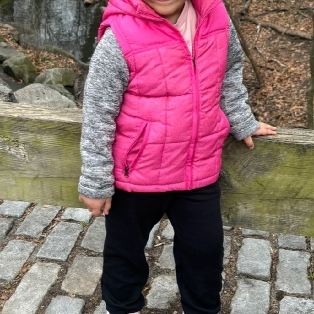Pink hooded jacket
